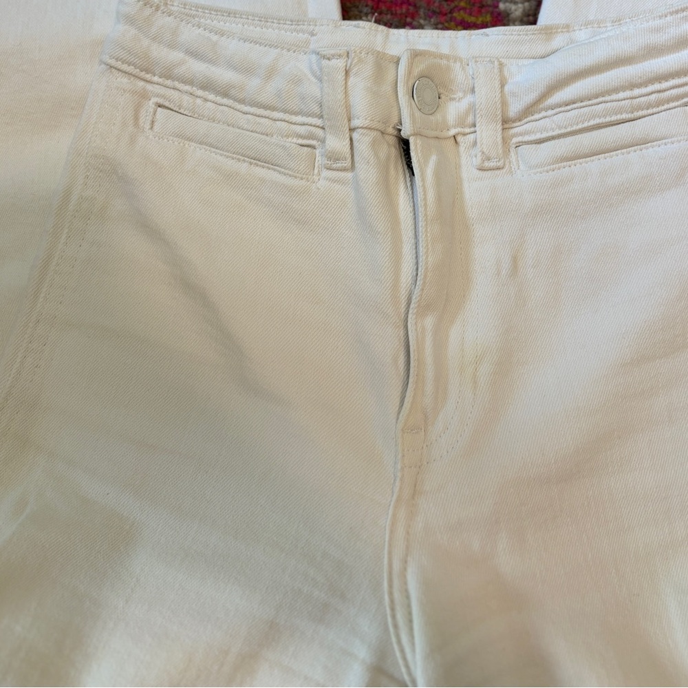 H&M • White wide-leg cropped culotte jeans - Picture 11 of 15